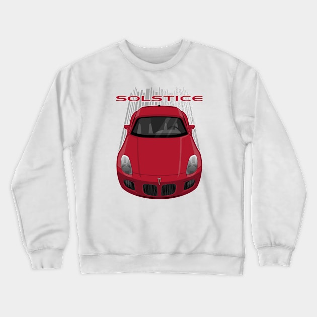 Pontiac Solstice GXP Coupe - Dark Red Crewneck Sweatshirt by V8social